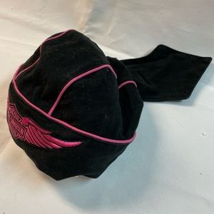 Harley Davidson Women’s Skull Cap Black and Pink